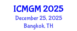 International Conference on Molecular Genetics and Microbiology (ICMGM) December 25, 2025 - Bangkok, Thailand