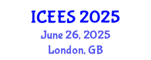 International Conference on Earthquake Engineering and Seismology (ICEES) June 26, 2025 - London, United Kingdom