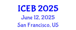International Conference on Ecosystems and Biodiversity (ICEB) June 12, 2025 - San Francisco, United States