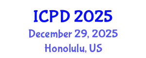International Conference on Population and Development (ICPD) December 29, 2025 - Honolulu, United States