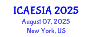 International Conference on Advances in Engineering, Science and Industrial Applications (ICAESIA) August 07, 2025 - New York, United States