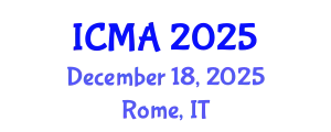 International Conference on Mathematics and Analysis (ICMA) December 18, 2025 - Rome, Italy