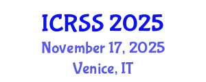 International Conference on Reliability and Structural Safety (ICRSS) November 17, 2025 - Venice, Italy