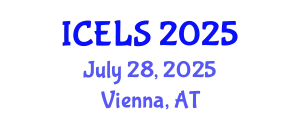 International Conference on Education and Learning Sciences (ICELS) July 28, 2025 - Vienna, Austria