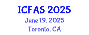 International Conference on Fisheries and Aquatic Sciences (ICFAS) June 19, 2025 - Toronto, Canada