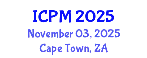 International Conference on Physics and Mathematics (ICPM) November 03, 2025 - Cape Town, South Africa