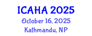 International Conference on Audiology and Hearing Aids (ICAHA) October 16, 2025 - Kathmandu, Nepal