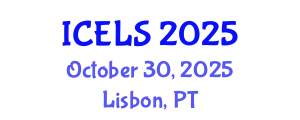 International Conference on Education and Learning Sciences (ICELS) October 30, 2025 - Lisbon, Portugal
