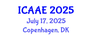 International Conference on Aerospace and Aviation Engineering (ICAAE) July 17, 2025 - Copenhagen, Denmark