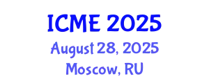 International Conference on Mechatronics Engineering (ICME) August 28, 2025 - Moscow, Russia