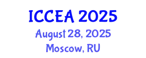 International Conference on Computer Engineering and Applications (ICCEA) August 28, 2025 - Moscow, Russia