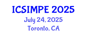 International Conference on Sports Injury Management and Performance Enhancement (ICSIMPE) July 24, 2025 - Toronto, Canada