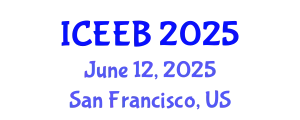 International Conference on Ecology and Environmental Biology (ICEEB) June 12, 2025 - San Francisco, United States
