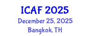 International Conference on Accounting and Finance (ICAF) December 25, 2025 - Bangkok, Thailand