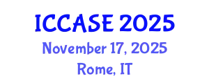 International Conference on Control, Automation and Systems Engineering (ICCASE) November 17, 2025 - Rome, Italy