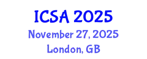 International Conference on Surgery and Anesthesia (ICSA) November 27, 2025 - London, United Kingdom