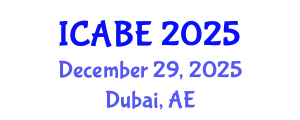 International Conference on Accounting, Business and Economics (ICABE) December 29, 2025 - Dubai, United Arab Emirates