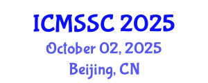 International Conference on Mathematics, Statistics and Scientific Computing (ICMSSC) October 02, 2025 - Beijing, China