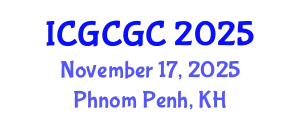 International Conference on Geopolymer Cement and Geopolymer Concrete (ICGCGC) November 17, 2025 - Phnom Penh, Cambodia