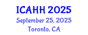 International Conference on Apiculture and Honey Harvesting (ICAHH) September 25, 2025 - Toronto, Canada