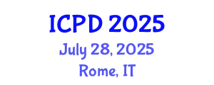 International Conference on Population and Development (ICPD) July 28, 2025 - Rome, Italy