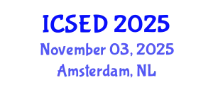 International Conference on Sustainable Economic Development (ICSED) November 03, 2025 - Amsterdam, Netherlands