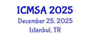 International Conference on Marine Science and Aquaculture (ICMSA) December 25, 2025 - Istanbul, Turkey