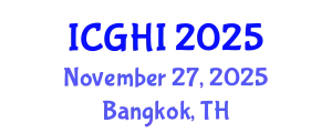 International Conference on Global Health and Innovation (ICGHI) November 27, 2025 - Bangkok, Thailand