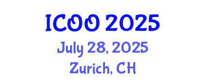 International Conference on Ophthalmology and Optometry (ICOO) July 28, 2025 - Zurich, Switzerland