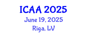 International Conference on Aeronautics and Aeroengineering (ICAA) June 19, 2025 - Riga, Latvia