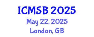 International Conference on Mathematics, Statistics and Biostatistics (ICMSB) May 22, 2025 - London, United Kingdom