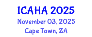 International Conference on Alternative Healthcare and Acupuncture (ICAHA) November 03, 2025 - Cape Town, South Africa