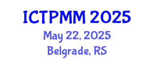 International Conference on Theoretical Physics and Mathematical Models (ICTPMM) May 22, 2025 - Belgrade, Serbia