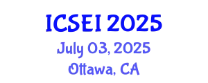 International Conference on Social Entrepreneurship and Innovation (ICSEI) July 03, 2025 - Ottawa, Canada