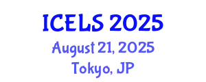 International Conference on Education and Learning Sciences (ICELS) August 21, 2025 - Tokyo, Japan
