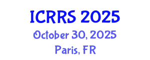 International Conference on Religion and Religious Studies (ICRRS) October 30, 2025 - Paris, France