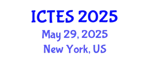 International Conference on Teaching and Education Sciences (ICTES) May 29, 2025 - New York, United States