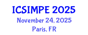 International Conference on Sports Injury Management and Performance Enhancement (ICSIMPE) November 24, 2025 - Paris, France