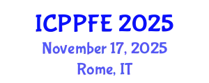 International Conference on Plasma Physics and Fusion Energy (ICPPFE) November 17, 2025 - Rome, Italy