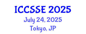International Conference on Computer Science and Software Engineering (ICCSSE) July 24, 2025 - Tokyo, Japan