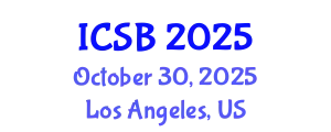 International Conference on Systems Biology (ICSB) October 30, 2025 - Los Angeles, United States