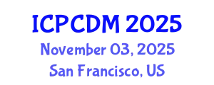 International Conference on Physical Cosmology and Dark Matter (ICPCDM) November 03, 2025 - San Francisco, United States