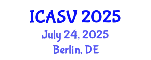 International Conference on Animal Sciences and Veterinary (ICASV) July 24, 2025 - Berlin, Germany