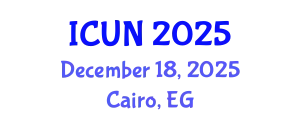 International Conference on Urology and Nephrology (ICUN) December 18, 2025 - Cairo, Egypt