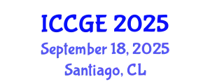 International Conference on Civil and Geological Engineering (ICCGE) September 18, 2025 - Santiago, Chile