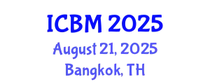 International Conference on Biomechanics (ICBM) August 21, 2025 - Bangkok, Thailand