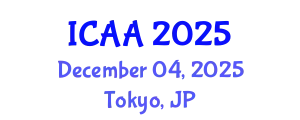 International Conference on Aeronautics and Aeroengineering (ICAA) December 04, 2025 - Tokyo, Japan