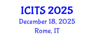 International Conference on Information Technology and Society (ICITS) December 18, 2025 - Rome, Italy
