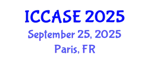 International Conference on Control, Automation and Systems Engineering (ICCASE) September 25, 2025 - Paris, France