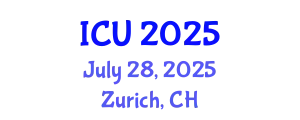 International Conference on Urology (ICU) July 28, 2025 - Zurich, Switzerland